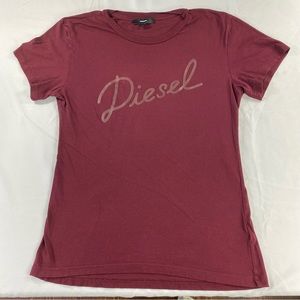 Diesel women’s cursive logo short sleeve T